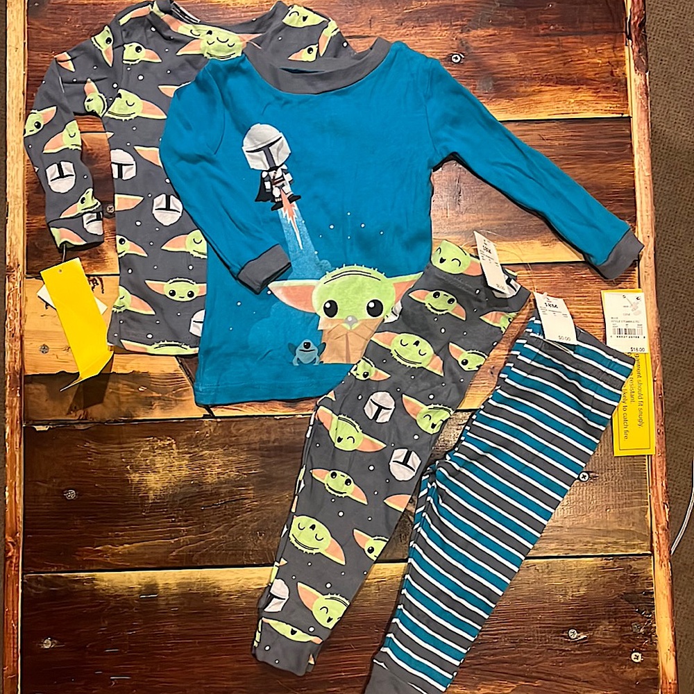 Star Wars Baby Yoda PJ Sets